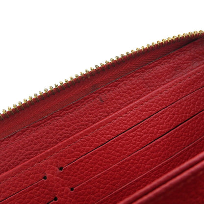 Louis Vuitton Red Leather Zippy wallet wallet accessories