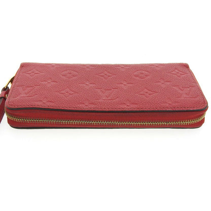 Louis Vuitton Red Leather Zippy wallet wallet accessories