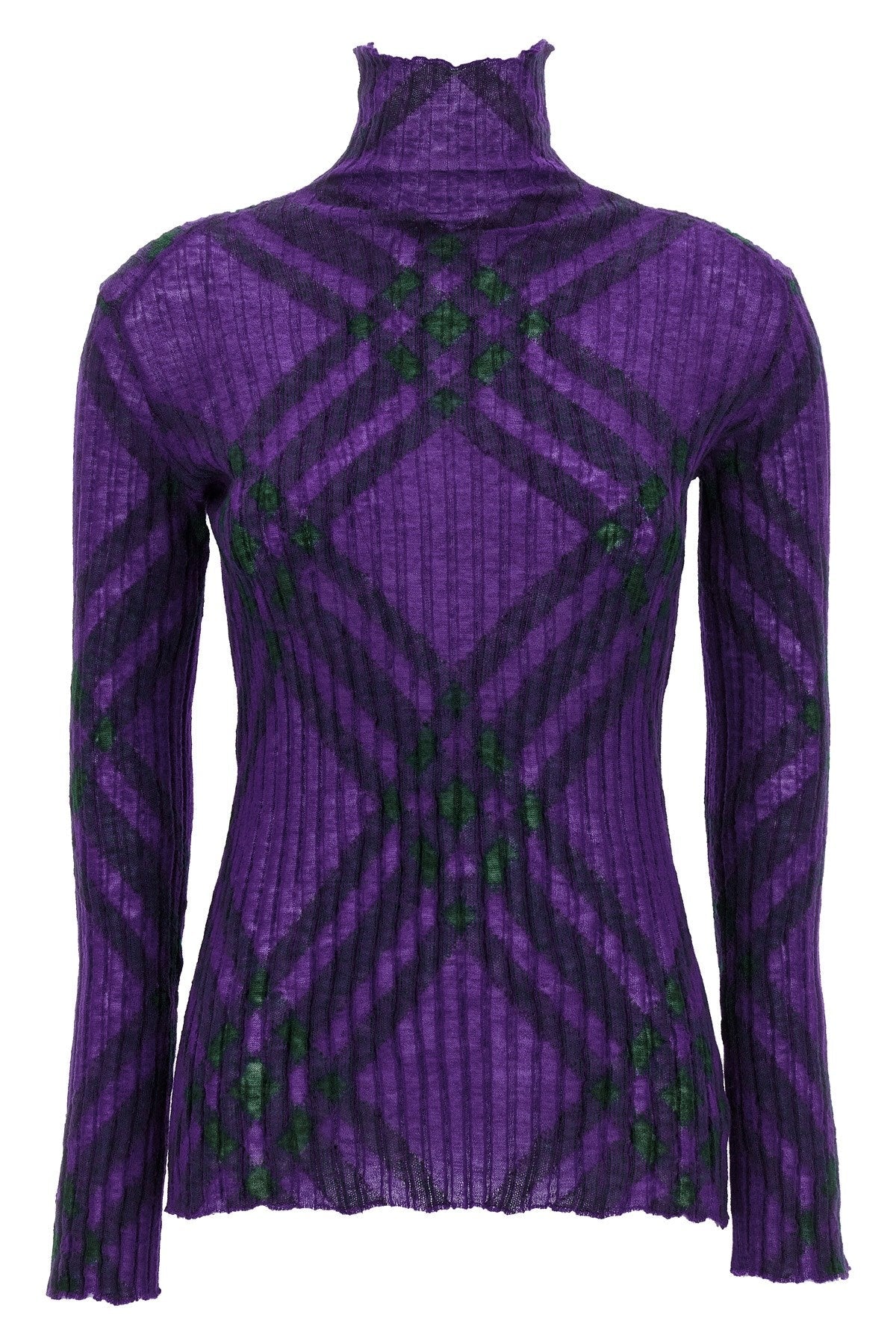 Burberry Women Check Sweater
