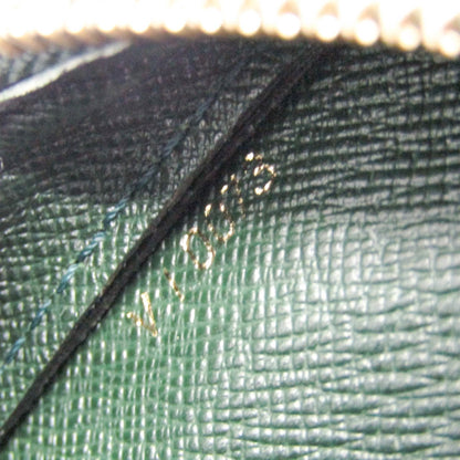Louis Vuitton Green Leather Baikal clutch bag