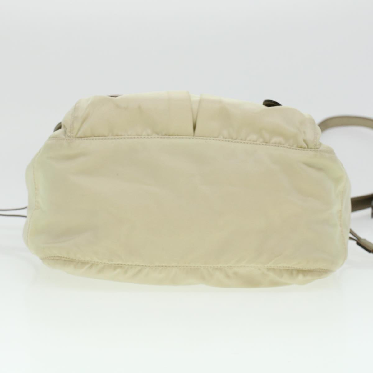 Prada Shoulder Bag Nylon Beige  44812