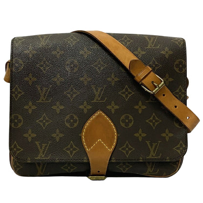 Louis Vuitton Brown Canvas Cartouchiere shopper bag
