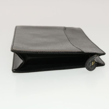 LOUIS VUITTON Epi Pochette Homme Clutch Bag Black M52522 LV  44943