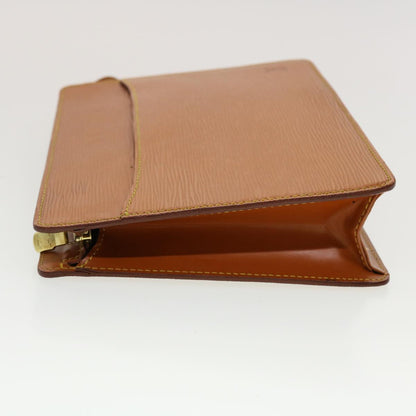 LOUIS VUITTON Epi Pochette Homme Clutch Bag Brown M52528 LV  44944