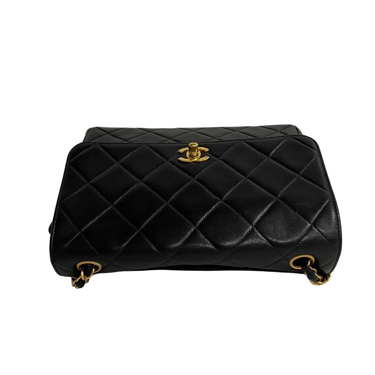 Chanel CC Quilted Leather Chain Crossbody Bag Leather Crossbody Bag in Good condition
