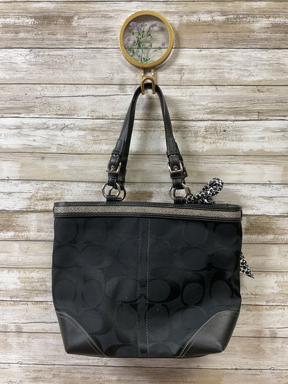 Handbag Designer By Coach In Black, Size:Small