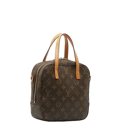 Louis Vuitton Monogram M47500 Handbag PVC/Leather Brown
