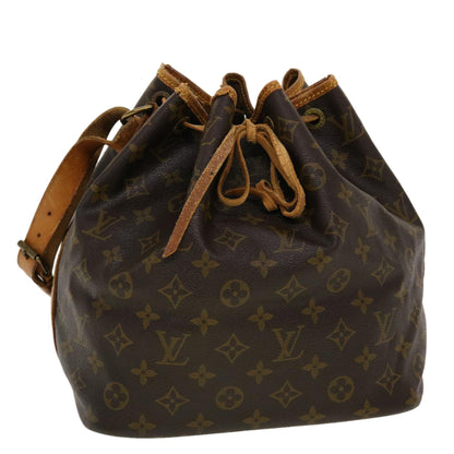Louis Vuitton Monogram Petit Noe Shoulder Bag M42226 LV Auth 45002