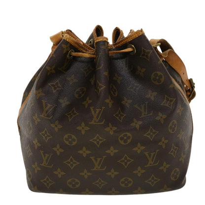 Louis Vuitton Monogram Petit Noe Shoulder Bag M42226 LV Auth 45002