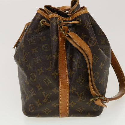 Louis Vuitton Monogram Petit Noe Shoulder Bag M42226 LV Auth 45002