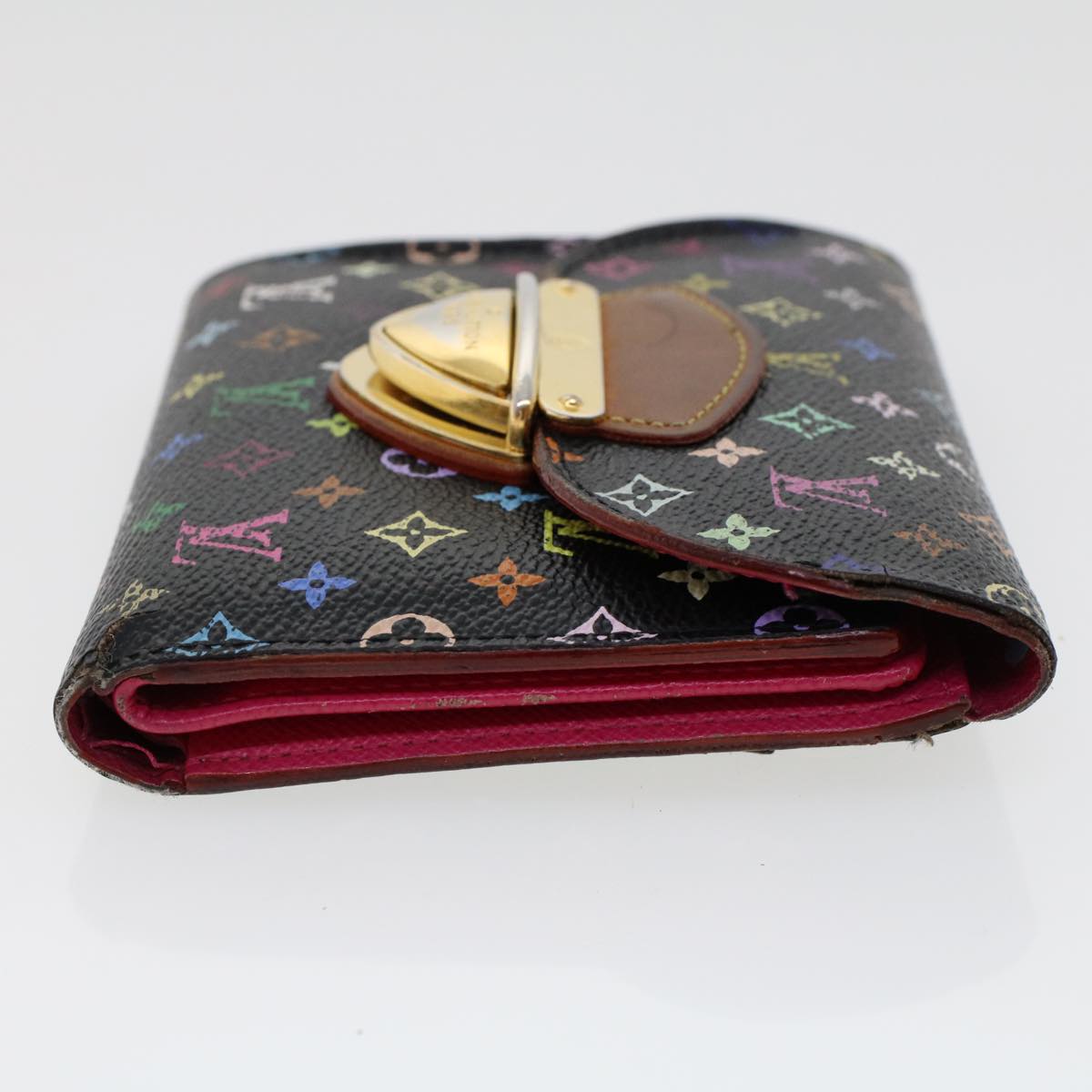 LOUIS VUITTON Multicolor Portefeuille Koala Wallet Black M58015 LV  45017