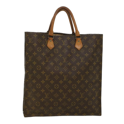 Louis Vuitton Monogram Sac Plat Hand Bag M51140 LV Auth 45024