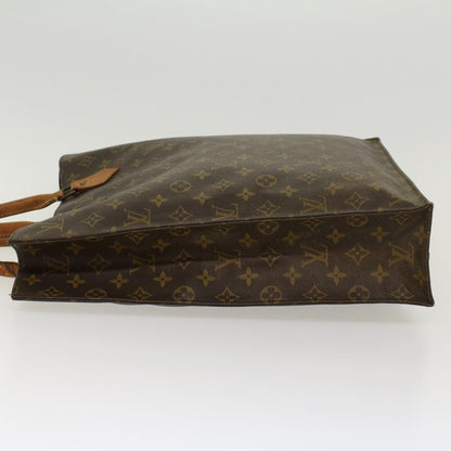 Louis Vuitton Monogram Sac Plat Hand Bag M51140 LV Auth 45024