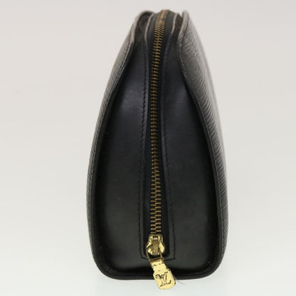 LOUIS VUITTON Epi Dauphine GM Pouch Black M48432 LV  45072