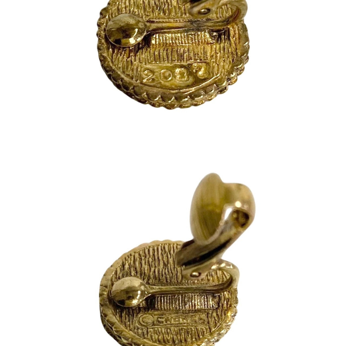 CHANEL Earring Gold Plated gold