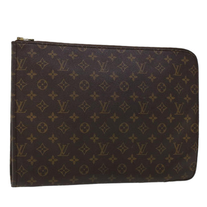 Louis Vuitton Monogram Poche Document Briefcase M53400 LV Auth 45107