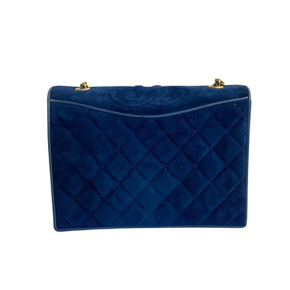 Chanel CC Suede Chain Shoulder Bag Suede Shoulder Bag 02493 in Good condition