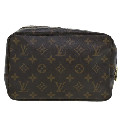 Louis Vuitton Monogram Trousse Toilette 23 Clutch Bag M47524 LV Auth 45237