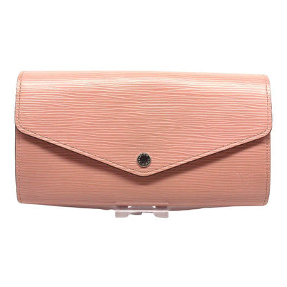 Louis Vuitton Pink Leather Portefeuille Sarah wallet accessories