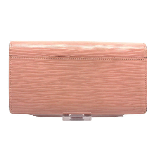 Louis Vuitton Pink Leather Portefeuille Sarah wallet accessories