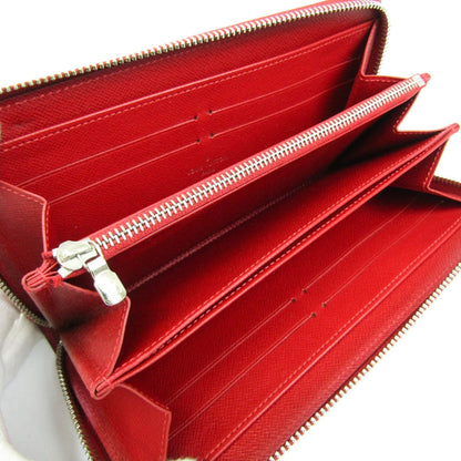 Louis Vuitton Red Leather Zippy wallet wallet accessories