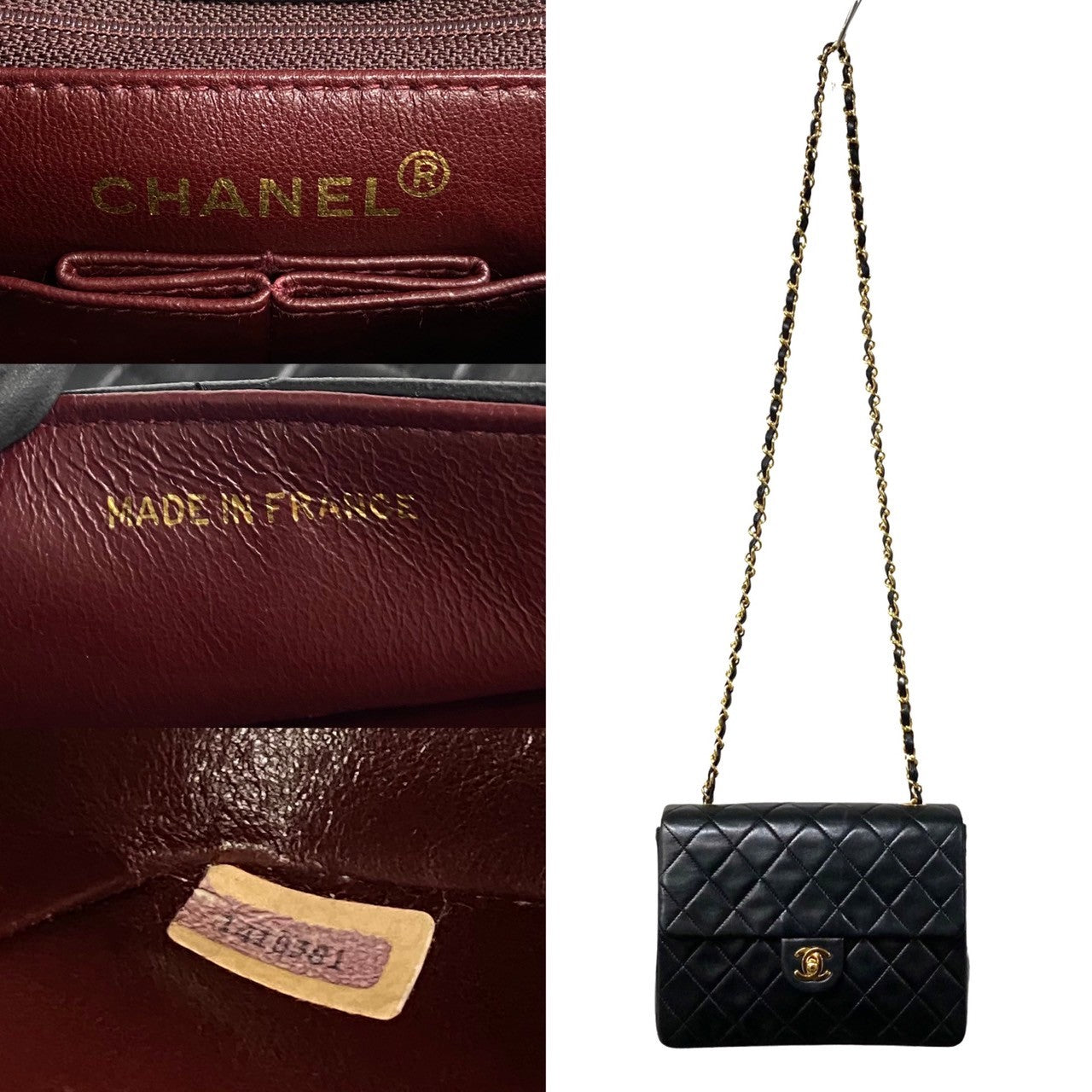 Chanel Mini Classic Single Flap Bag Leather Crossbody Bag in Good condition