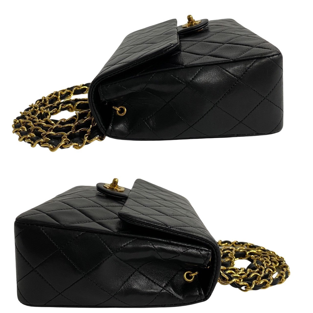 Chanel Mini Classic Single Flap Bag Leather Crossbody Bag in Good condition