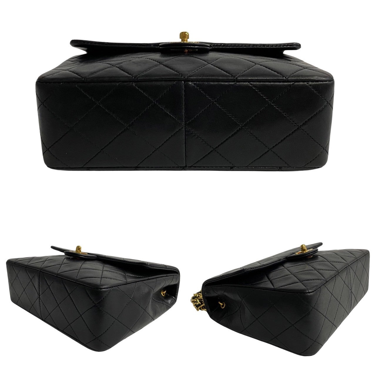 Chanel Mini Classic Single Flap Bag Leather Crossbody Bag in Good condition