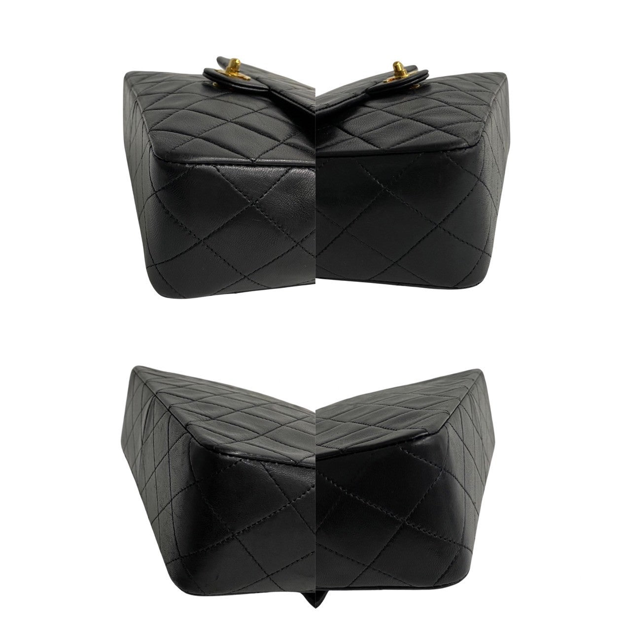 Chanel Mini Classic Single Flap Bag Leather Crossbody Bag in Good condition