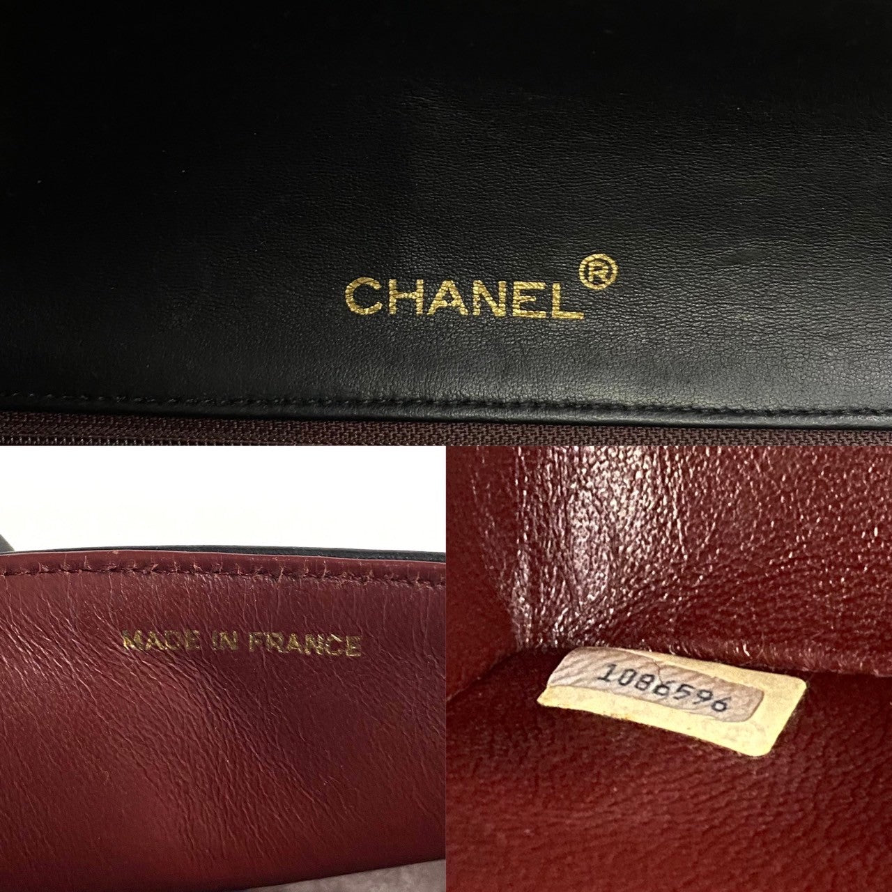 Chanel CC Matelasse Flap Top Handle Bag  Leather Handbag in Good condition