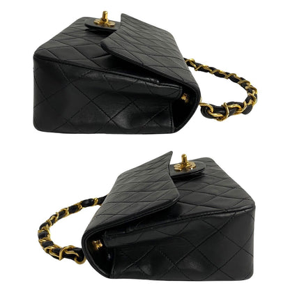 Chanel CC Matelasse Flap Top Handle Bag  Leather Handbag in Good condition