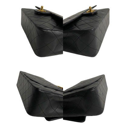 Chanel CC Matelasse Flap Top Handle Bag  Leather Handbag in Good condition