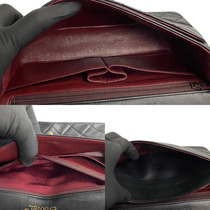 Chanel CC Matelasse Flap Top Handle Bag  Leather Handbag in Good condition