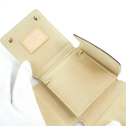 Louis Vuitton Brown Canvas Jewelry case wallet accessories