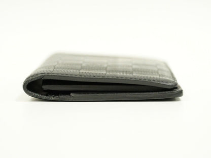 Louis Vuitton Black Leather Portefeuille Brazza wallet accessories