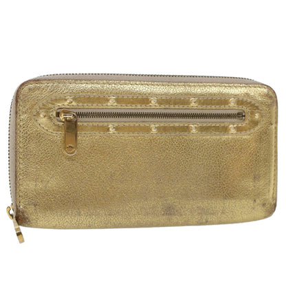 Louis Vuitton Zippy Wallet Long Wallet Suhari Gold M95569 LV Auth 45569