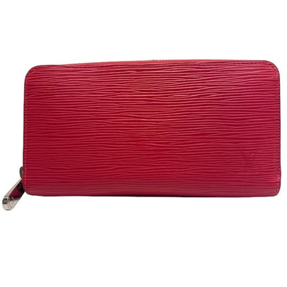 Louis Vuitton Red Leather Zippy wallet wallet accessories