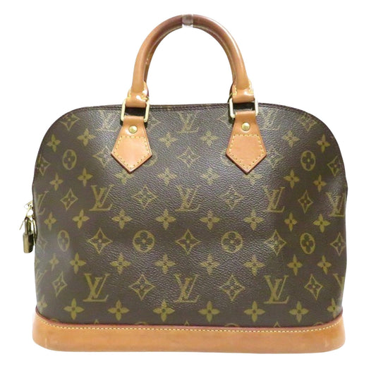 Louis Vuitton Brown Canvas Alma handbag bag