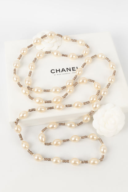 Collier de perles nacrées Chanel 1990s