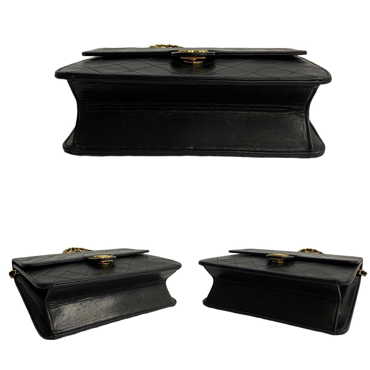 Chanel CC Matelasse Flap Bag  Leather Crossbody Bag in Good condition