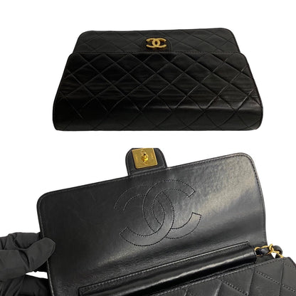 Chanel CC Matelasse Flap Bag  Leather Crossbody Bag in Good condition