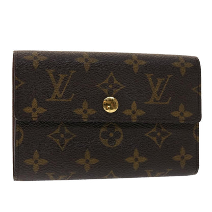 LOUIS VUITTON Monogram Portefeuille Alexandra Trifold Wallet M60047 Auth 46120