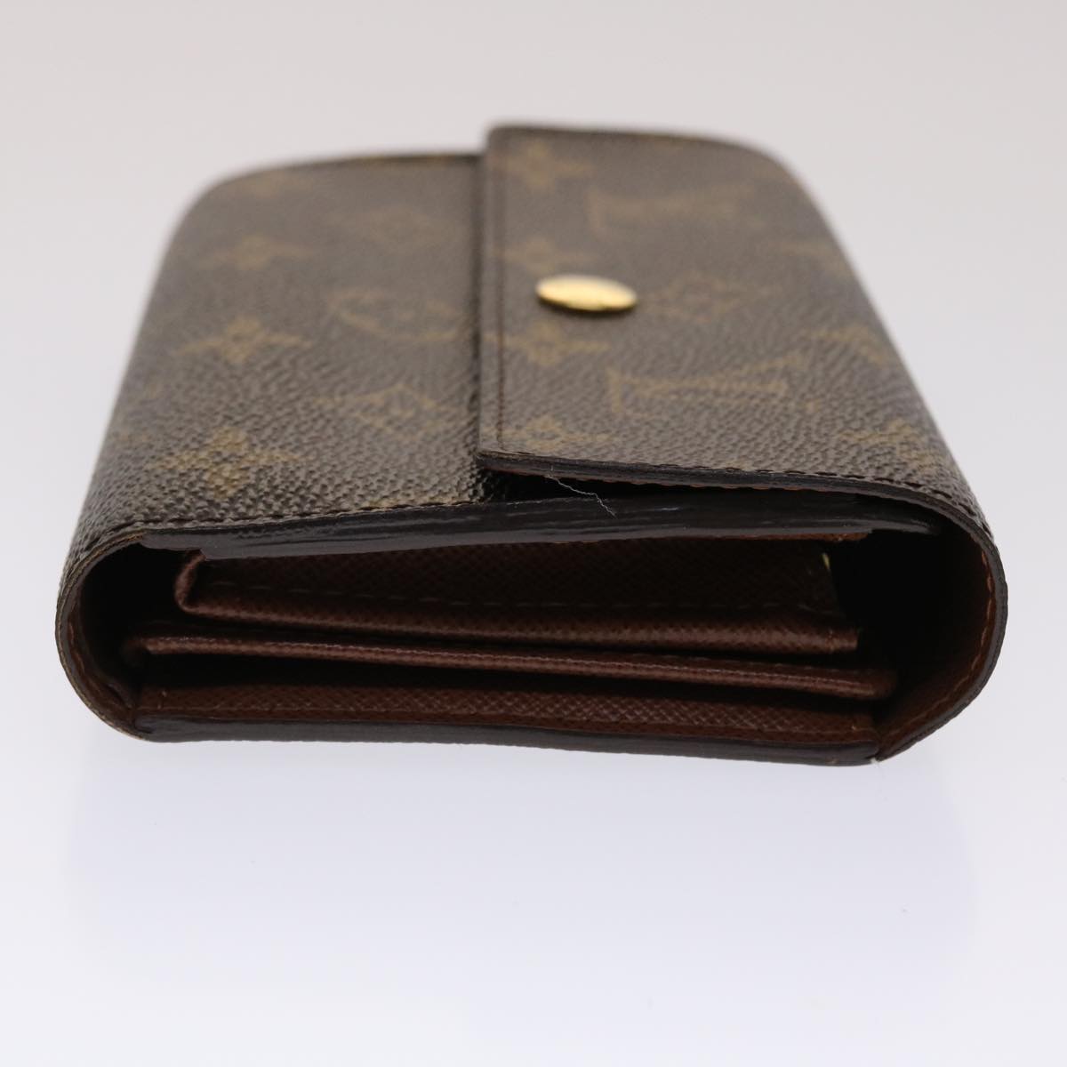 LOUIS VUITTON Monogram Portefeuille Alexandra Trifold Wallet M60047 Auth 46120