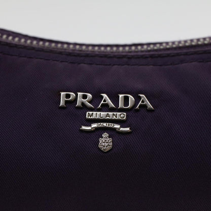 Prada Accessory Pouch Nylon Purple  46139