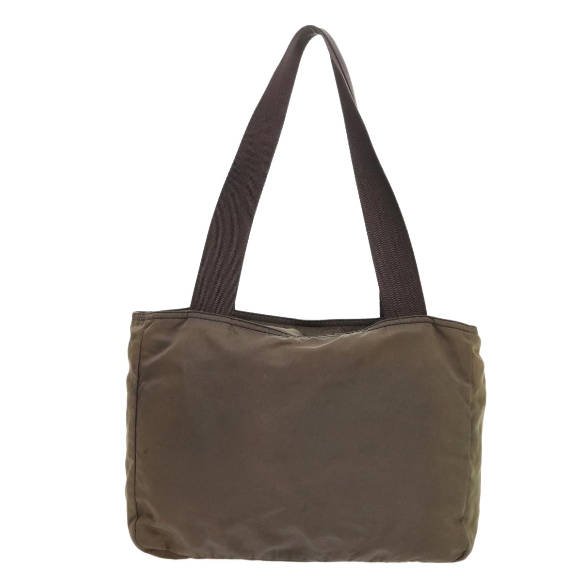 Prada Tote Bag Nylon Khaki  46166