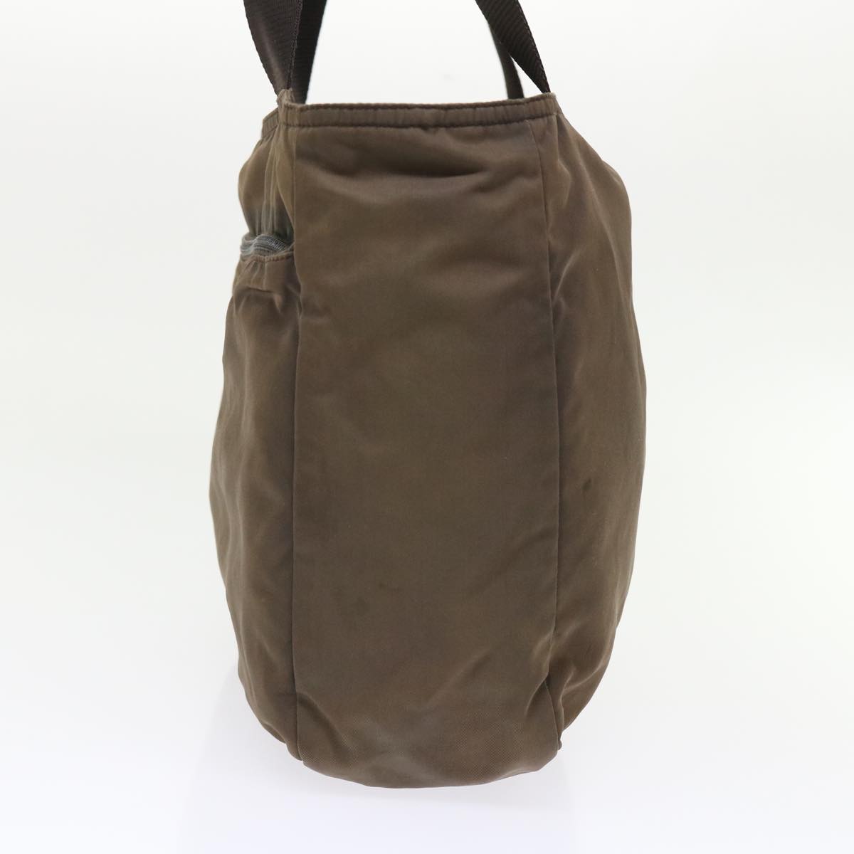 Prada Tote Bag Nylon Khaki  46166