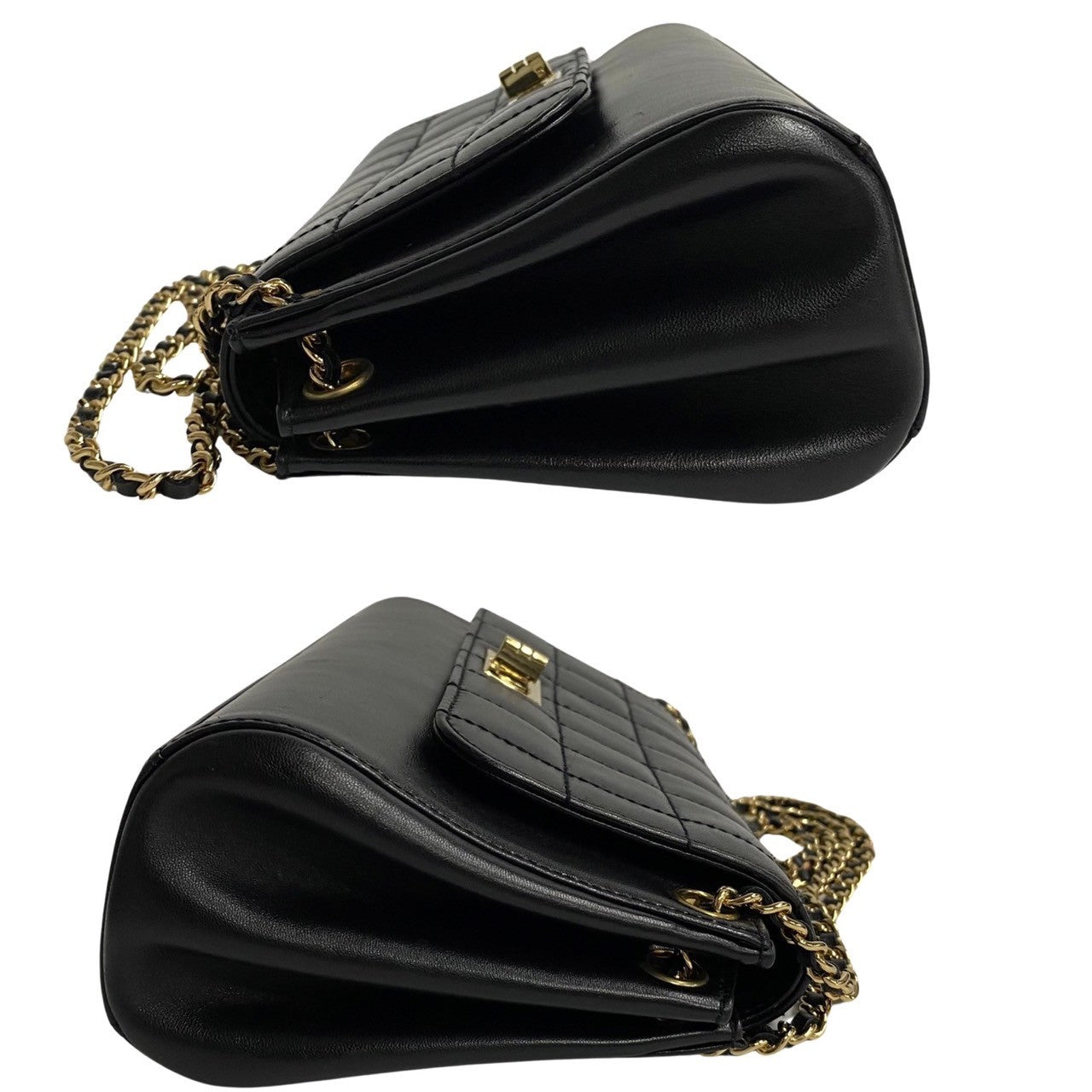 Chocolate Bar Mademoiselle Accordion Bag - '10s
