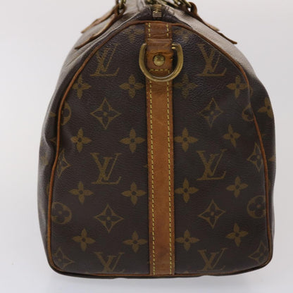 LOUIS VUITTON Monogram Speedy Bandouliere 30 Hand Bag 2way M41112 LV Auth 46219