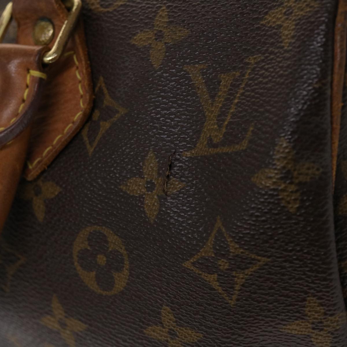 LOUIS VUITTON Monogram Speedy Bandouliere 30 Hand Bag 2way M41112 LV Auth 46219