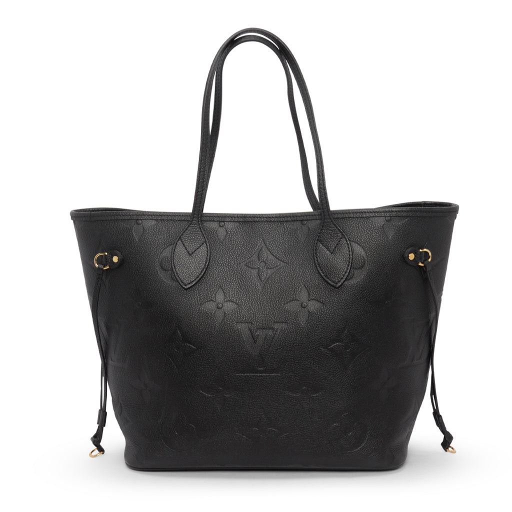 Louis Vuitton Black Empreinte Monogram Giant Neverfull MM